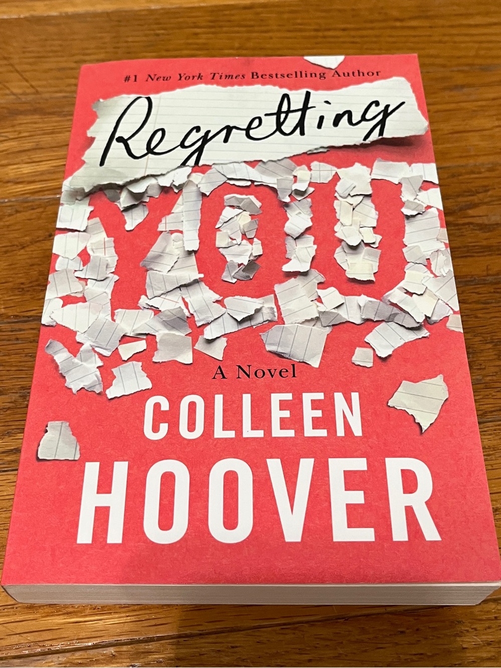 Regretting You Paperback Book by Colleen Hoover